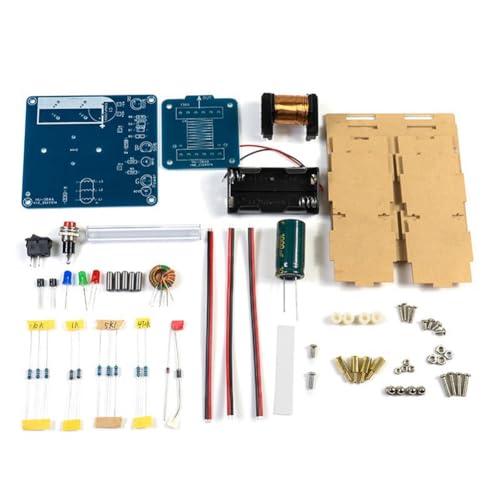 Kivvlbzeq Elektromagnetisch Kanon DIY Kit Elektromagnetisch Kanon DIY Kit Hoge Kwaliteit Elektromagnetisch Kanon DIY Kit ABS Lange Afstand Projectiel Hoogspanning Coil Boost Printplaat Productie B