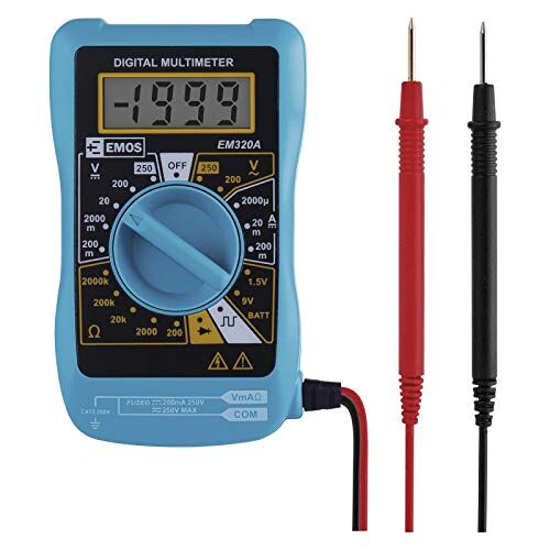 EMOS Digitale multimeter/spanningstester, volttester, spanningstester AC/DC