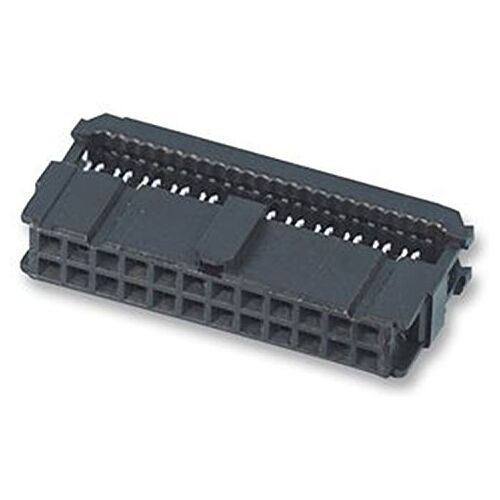 Teensy TE Connectivity AMP-Latch Novo IDC-connector Vrouwelijk, Rechthoekig, 16-polig / 2-rijen, Raster 2,54 mm x 1 stuk