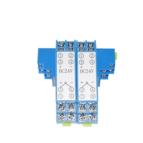 AIRUIXI temperatuurzender DIN Rail Type R temperatuurzender R-Sensor Module Meting 0-1300°C 4-20mA Uitgang Thermokoppel Temperatuur Transducer (Kleur: 0-900C 12VDC)