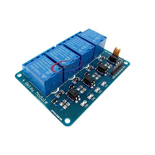 Reland Sun 5V 12V 24V 4 Kanaals Relais Module 4-kanaals Relais Control Board Voor Arduino Met Optocoupler Relais Uitgang 4 Manier Relais M (12V)