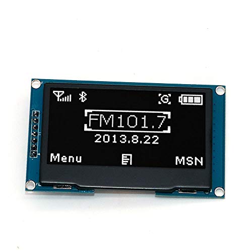 Fasizi 2.4" 128X64 OLED-weergavemodule IIC I2C seriële randapparatuur interface voor R3 Wit lettertype