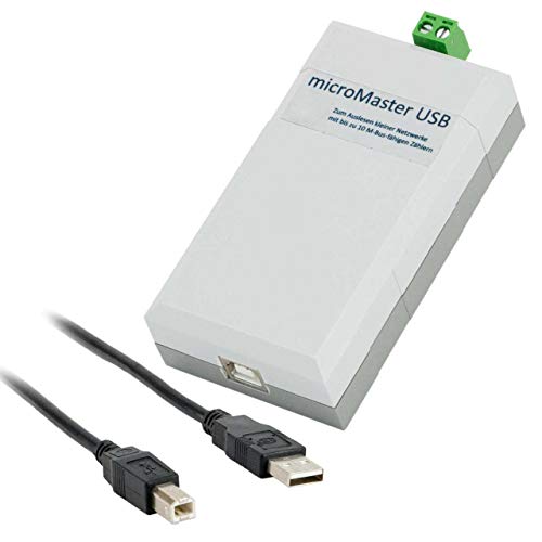 Brummerhoop Relay M-Bus Micro Master uitleesapparaat met USB-poort voor het uitlezen van maximaal 10 M-Bus-compatibele meetinstrumenten zoals warmtemeter incl. Demo-software MB Sheet