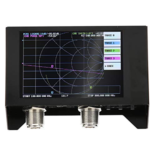 Fafeicy Vectornetwerkanalysator, 3G NanoVNA V2-Antenneanalysator, SAA2N Vectornetwerkanalysator met Groot Scherm