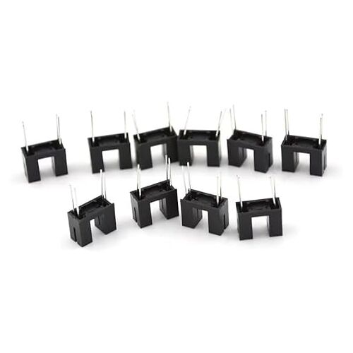 Jyving 10Pcs Optische sensoren/Slot Optocoupler/Opto-elektrische Schakelaar ITR9608 ITR-9608 DIP-4 Opto-elektrische Sensor Optische Schakelaars