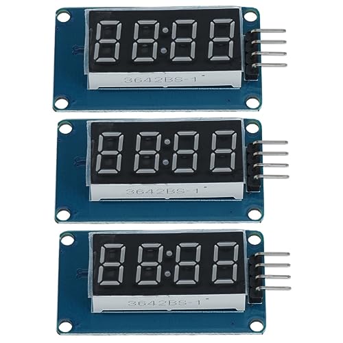 UKCOCO 3 Pcs 4 Digitale Klokken 4 Bits Digitale Module Buis Driver Board Digitale Buis LED Digitale LED Display Module Voor Buis Buis Nummer Display Module Licht Buis