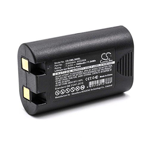 vhbw Li-Ion batterij 1600mAh (7.4V) compatibel met printer, kopieerapparaat, scanner, labelprinter, Dymo Rhino 4200, 5200