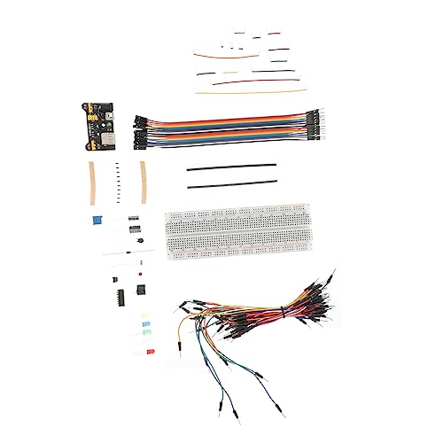 Gatuida Truien 1 Set R3 Element Lade Kit Brood Kit Breadboard Tie-Points Breadboard Broodplank Breadboard Kit Voor Prototyping Circuit Starter Kit Jumper Draden Voor Prototyping Circuit