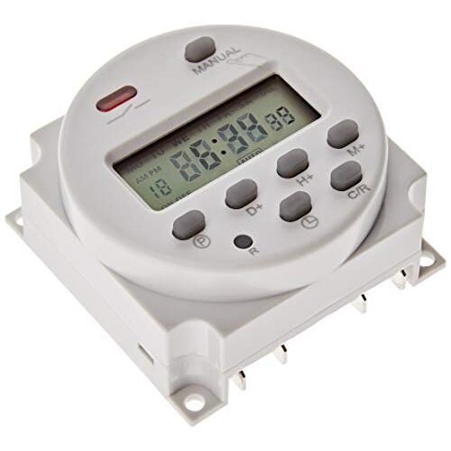 7 Days Timer Module DC12 V 16 A, programmeerbaar LCD-scherm met 28 programma's