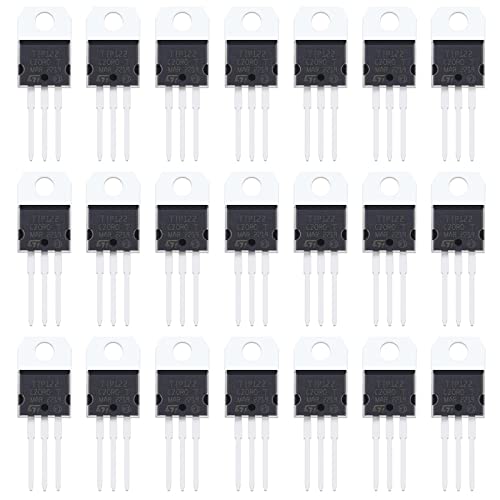 OTOTEC 30Pcs TIP122 NPN Power Transistor 5 Een Transistor Triode Epitaxiale Power Transistor 100 V Darlington Transistors Elektronische Accessoires