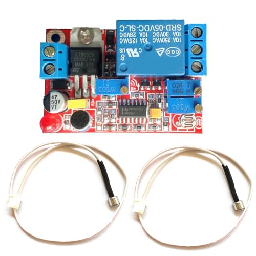 Miaelle DC12V 24 V Vertraging Schakelaars Geluid Sensor Lichtsensor Controle Vertraging Op Off Module Module Vertraging 1S-2S Met Sensor Cord Gemakkelijk Te Schade