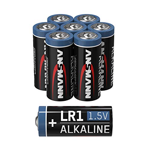 Ansmann LR1 1,5 V alkaline batterij 8-pack Lady N batterijen geschikt voor alarmsystemen, verwarmingsthermostaten, sensoren, alarminstallaties en nog veel meer wegwerpbatterij