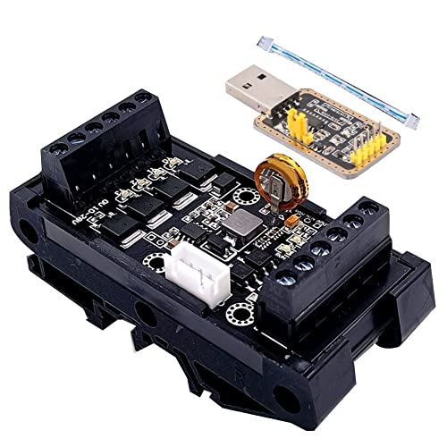 Seprendi FX1N-10MT PLC Industriële Control Board+Case+USB-TTL Kabel PLC Module Analoge Input/Output Vertraging Relais Module