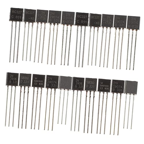 OKUMEYR 200 Stuks Triode Spanningstransistor C1815-transistor Silicium Transistor S9013-transistor Positieve Spanningsregelaar Transistoren Efficiënt Versterker Siliciumbuis Circa 1815