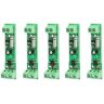 VBESTLIFE 5 STKS Optocoupler Isolatie Board, 1 Kanaals Optocoupler Isolatie Module 220 V AC Spanning Detectie Board Ondersteuning PLC