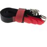 SeKi 10 x klittenband kabelbinders 200 x 20 zwart-rood fleece/klittenband gelijkzijdig klittenband