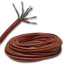 EBROM Siliconen kabel bijv. voor uw sauna SIHF 5x1,5 mm² per meter gesneden op uw behoeften 5x1,5 mm2