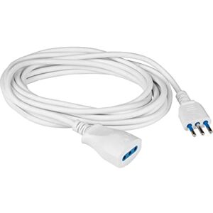 POLY POOL POLYPOOL Witte 5m Italiaanse verlengsnoer POLY POOL POLYPOOL Witte 5m Italiaanse verlengsnoer
