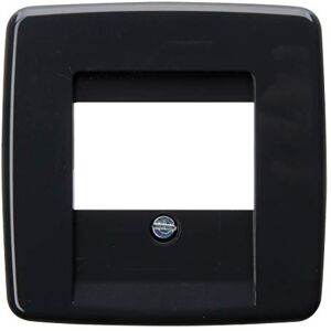 Kopp UAE-afdekking voor UAE-aansluiting en dataslot met schuine uitgang, geschikt voor 1-2 aansluitingen met bevestigingsschroef M2,5x12 mm, Rivo antraciet, 339515082 Kopp UAE-afdekking voor UAE-aansluiting en dataslot met schuine uitgang, geschikt voor 1-2 aansluitingen met bevestigingsschroef M2,5x12 mm, Rivo antraciet, 339515082