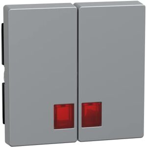 Merten MEG3456-0460 Wandplaat - Dubbele schakelaar - Rood - Systeem M Merten MEG3456-0460 Wandplaat - Dubbele schakelaar - Rood - Systeem M