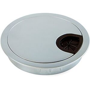 Circum - D.80 - 80 mm - matte Chrome - Kabeldoorvoer Circum - D.80 - 80 mm - matte Chrome - Kabeldoorvoer