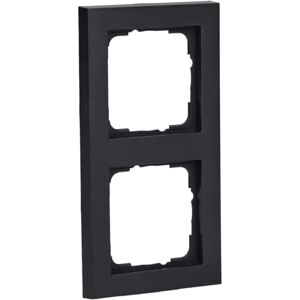 GIRA , Rahmen 021223 2fach E2 anthrazit021223, Afdeklijst 2 Vakken, Antraciet GIRA , Rahmen 021223 2fach E2 anthrazit021223, Afdeklijst 2 Vakken, Antraciet