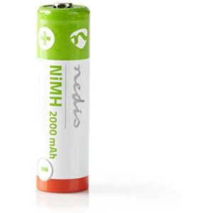 NEDIS Oplaadbare NiMH-Batterij AA 1.2 V DC 2000 mAh 4-Blister NEDIS Oplaadbare NiMH-Batterij AA 1.2 V DC 2000 mAh 4-Blister