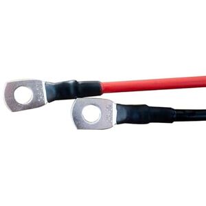 Offgridtec 1 m batterijkabel, 10 mm², M8, terminal voor schroefklemaansluiting, olie-, koude- en uv-bestendig, vlamvertragend, voor apparaten met M8-schroefklemaansluiting, hoge belastbaarheid, rood Offgridtec 1 m batterijkabel, 10 mm², M8, terminal voor schroefklemaansluiting, olie-, koude- en uv-bestendig, vlamvertragend, voor apparaten met M8-schroefklemaansluiting, hoge belastbaarheid, rood