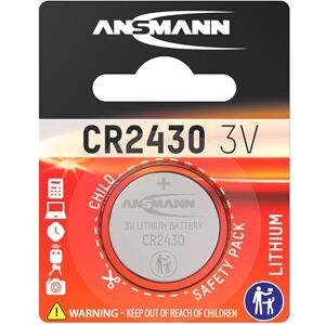 Ansmann 5020092 Knofpcelbatterij Lithium CR 2430-3V Ansmann 5020092 Knofpcelbatterij Lithium CR 2430-3V