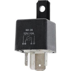 Restagraf 4-polig vermogensrelais met houder, 12 V, 70 A, 1 stuk Restagraf 4-polig vermogensrelais met houder, 12 V, 70 A, 1 stuk