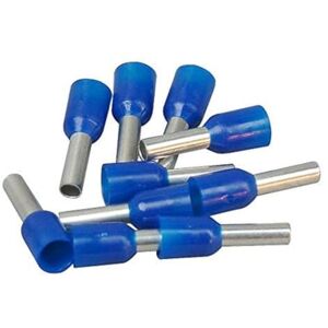 Kopp 354408091 adereindhulzen met kunststof kraag, 100 stuks, 0,75 mm2, grijs 2,5mm², 100 Stuk blauw Kopp 354408091 adereindhulzen met kunststof kraag, 100 stuks, 0,75 mm2, grijs 2,5mm², 100 Stuk blauw