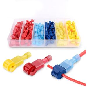 Nilight 120 Stks/60 Pairs Quick Splice Draad Terminals T-Tap Zelfstrippen Met Nylon Volledig Geïsoleerde Mannelijke Quick Disconnects Kit, 2 Jaar Garantie Nilight 120 Stks/60 Pairs Quick Splice Draad Terminals T-Tap Zelfstrippen Met Nylon Volledig Geïsoleerde Mannelijke Quick Disconnects Kit, 2 Jaar Garantie