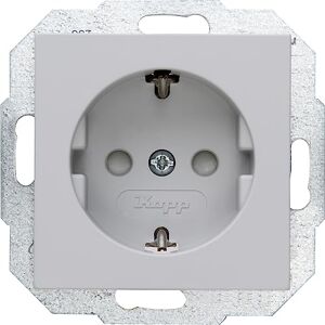 Kopp Athenis 940034086 Stekkerdoos, enkelvoudig met aanraakbeveiliging, 16 A, 250 V~, IP20, grijs, mat oppervlak Kopp Athenis 940034086 Stekkerdoos, enkelvoudig met aanraakbeveiliging, 16 A, 250 V~, IP20, grijs, mat oppervlak