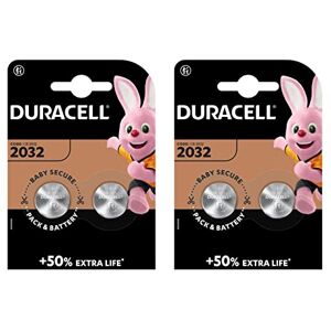 BVBA Duracel Duracel CR2032 Lithium-knoopcellen, 3 V, MAS 50 Extra Life, 2 verpakkingen BVBA Duracel Duracel CR2032 Lithium-knoopcellen, 3 V, MAS 50 Extra Life, 2 verpakkingen