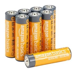 Amazon Basics AA Batterijen - 8-Pack Krachtige Alcalische Batterijen - Lange Houdbaarheid Amazon Basics AA Batterijen - 8-Pack Krachtige Alcalische Batterijen - Lange Houdbaarheid