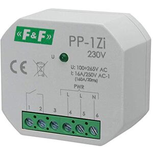 Zone Elektromagnetisch relais 230V 16A (160A / 20ms) lamp lichtsturing F&F 8534 Zone Elektromagnetisch relais 230V 16A (160A / 20ms) lamp lichtsturing F&F 8534