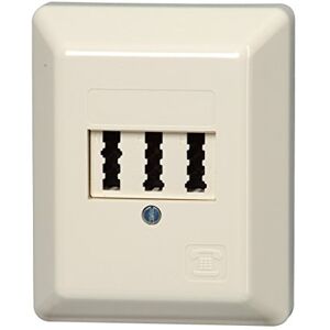 Kopp 33369396 TAE-aansluitdoos opbouw, 2 x 6/6p. NFF-codering, wit Kopp 33369396 TAE-aansluitdoos opbouw, 2 x 6/6p. NFF-codering, wit