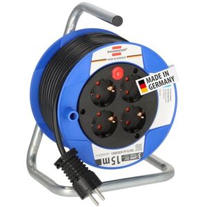 Brennenstuhl Garant Kompakt kabelhaspe (15m kabel in zwart, gemaakt van speciale kunststof, voor binnengebruik, Made in Germany) Brennenstuhl Garant Kompakt kabelhaspe (15m kabel in zwart, gemaakt van speciale kunststof, voor binnengebruik, Made in Germany)