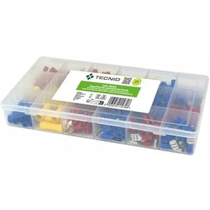 TECNID Assortiment van 300 terminal kabelschoenen. Diverse maten en kleuren TECNID Assortiment van 300 terminal kabelschoenen. Diverse maten en kleuren