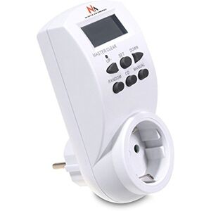 Maclean MCE05G digitale timer stopcontact wekelijkse timer 10 prog. 7 dagen 230 V 16 A Maclean MCE05G digitale timer stopcontact wekelijkse timer 10 prog. 7 dagen 230 V 16 A