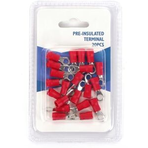 Glowster Voorgeïsoleerde terminal RV2-4 rood (20 stuks/blister) Glowster Voorgeïsoleerde terminal RV2-4 rood (20 stuks/blister)