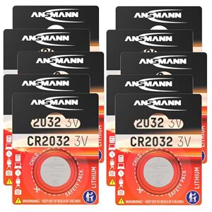 Ansmann CR2032 Lithium Knopcel Bruin - Batterietype Ansmann CR2032 Lithium Knopcel Bruin - Batterietype
