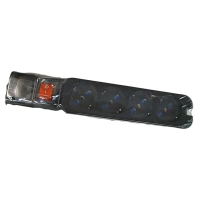 Brennenstuhl - Eco-Line - 4-port - Zwart - Stekkerdoos Brennenstuhl - Eco-Line - 4-port - Zwart - Stekkerdoos