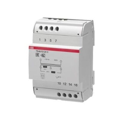 ABB TS40/12-24 C transformator 40VA 12-24V, wit ABB TS40/12-24 C transformator 40VA 12-24V, wit
