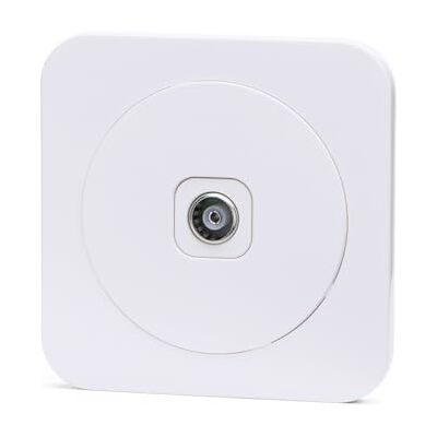 VoltShine 1-weg tv-stopcontact, wit, ideaal voor eenvoudige en elegante aansluiting van uw tv, compatibel met Duitse en Franse systemen, biedt uitzonderlijke prestaties. VoltShine 1-weg tv-stopcontact, wit, ideaal voor eenvoudige en elegante aansluiting van uw tv, compatibel met Duitse en Franse systemen, biedt uitzonderlijke prestaties.