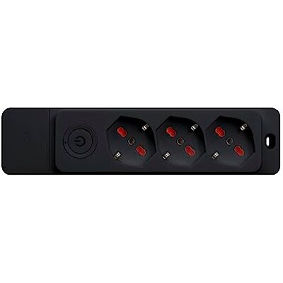ROSI - RS8312N - 3 stopcontacten - schakelaar - stekkerdoos ROSI - RS8312N - 3 stopcontacten - schakelaar - stekkerdoos