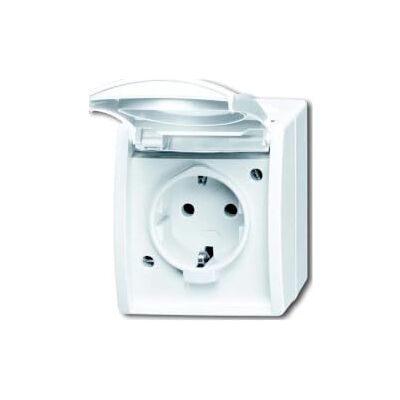Busch-Jaeger BUSC 20 EBW-54 Ocean Schuko stopcontact Busch-Jaeger BUSC 20 EBW-54 Ocean Schuko stopcontact