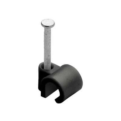 DEBFLEX - 700422 - Ø4-7 mm - Zwart - Cable Staples DEBFLEX - 700422 - Ø4-7 mm - Zwart - Cable Staples