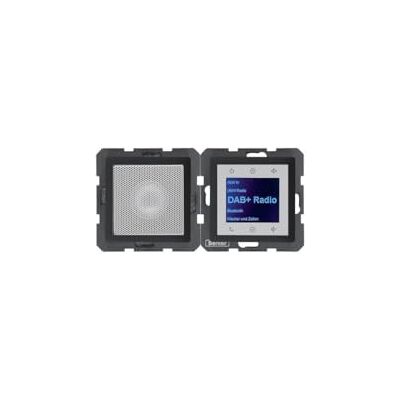 Berker 29806086 - DAB+ FM Radio Grijs Berker 29806086 - DAB+ FM Radio Grijs