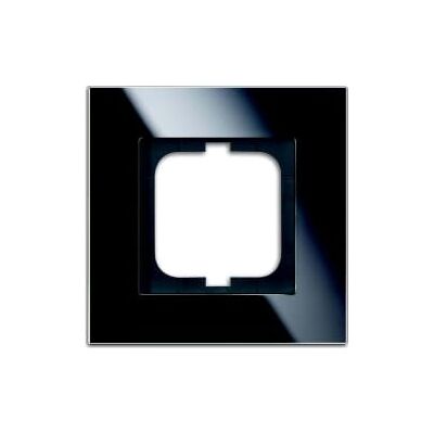 Busch-Jaeger BUSC frame 1721-825 1-voudig glas zwart Busch-Jaeger BUSC frame 1721-825 1-voudig glas zwart